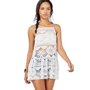Ecote by Urban Outfitters Crochet-knit Lace Apron Cami Women's Size Medium